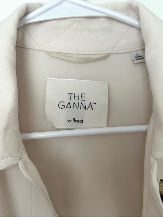 Wilfred Cream Collared Shacket - Picture 8 of 9